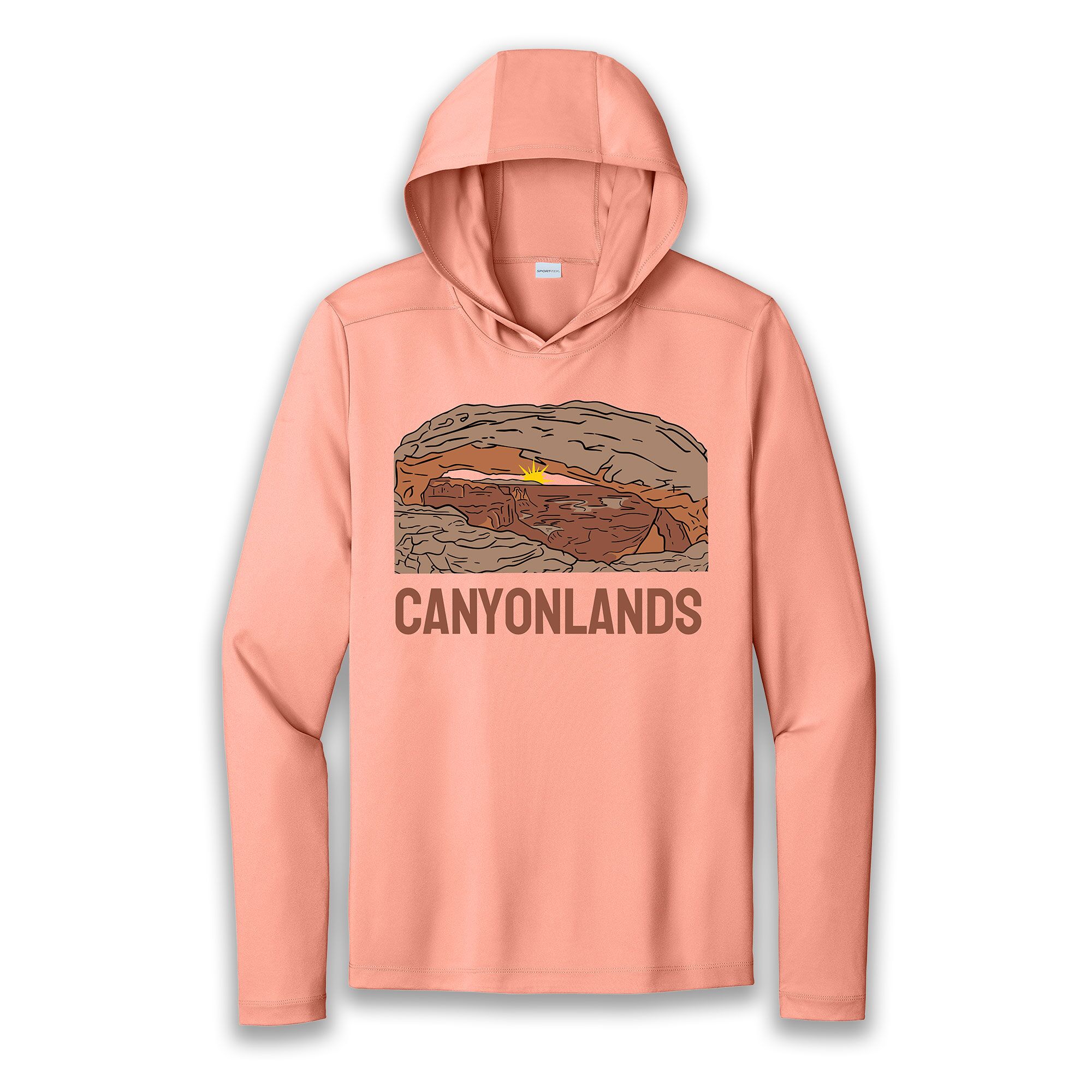 Canyonlands Sun Hoodie Soft Coral