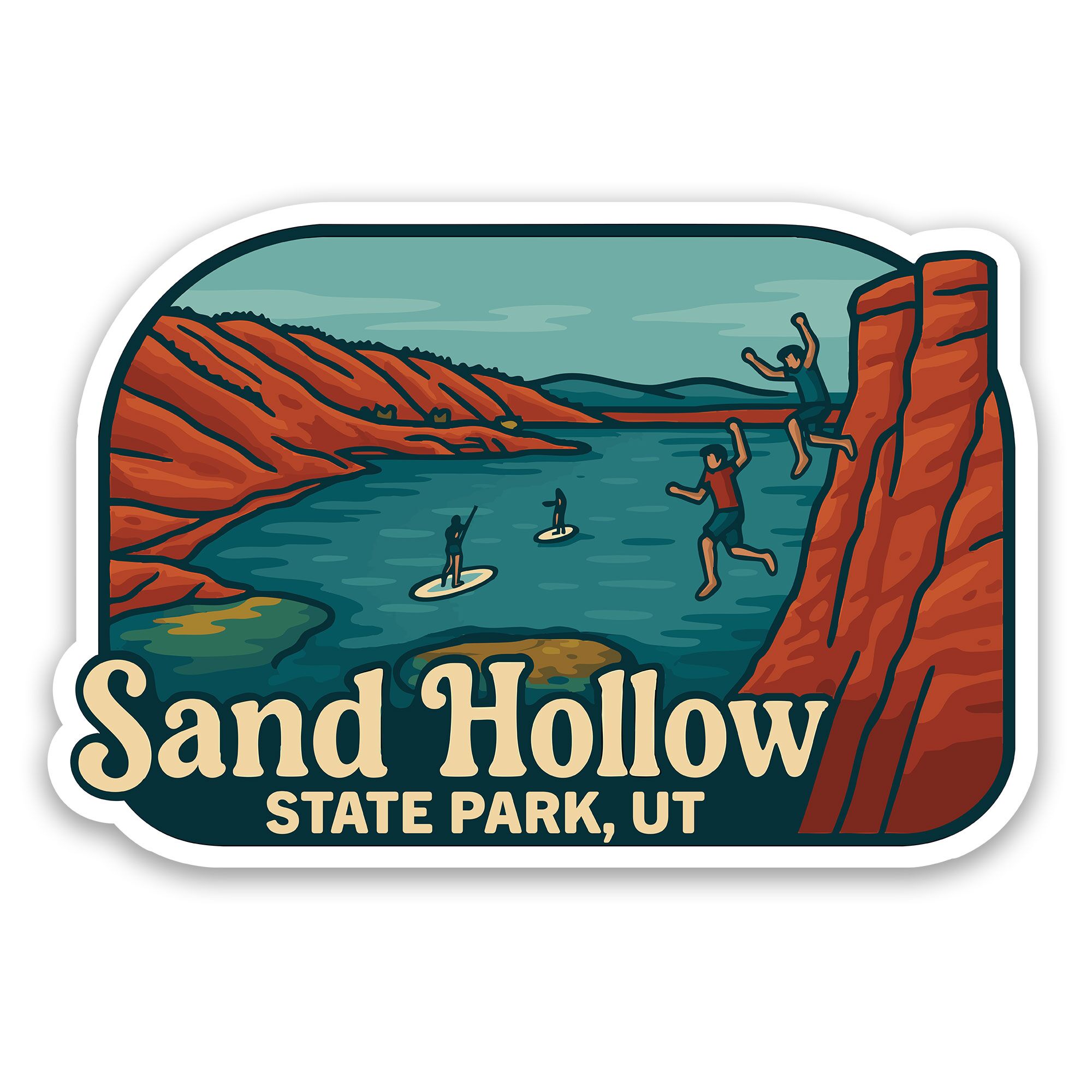 Sand Hollow State Park Sticker