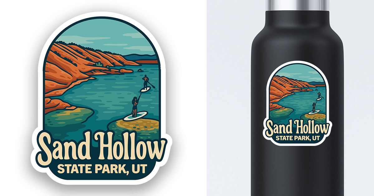 Sand Hollow State Park Sticker Utah Preview
