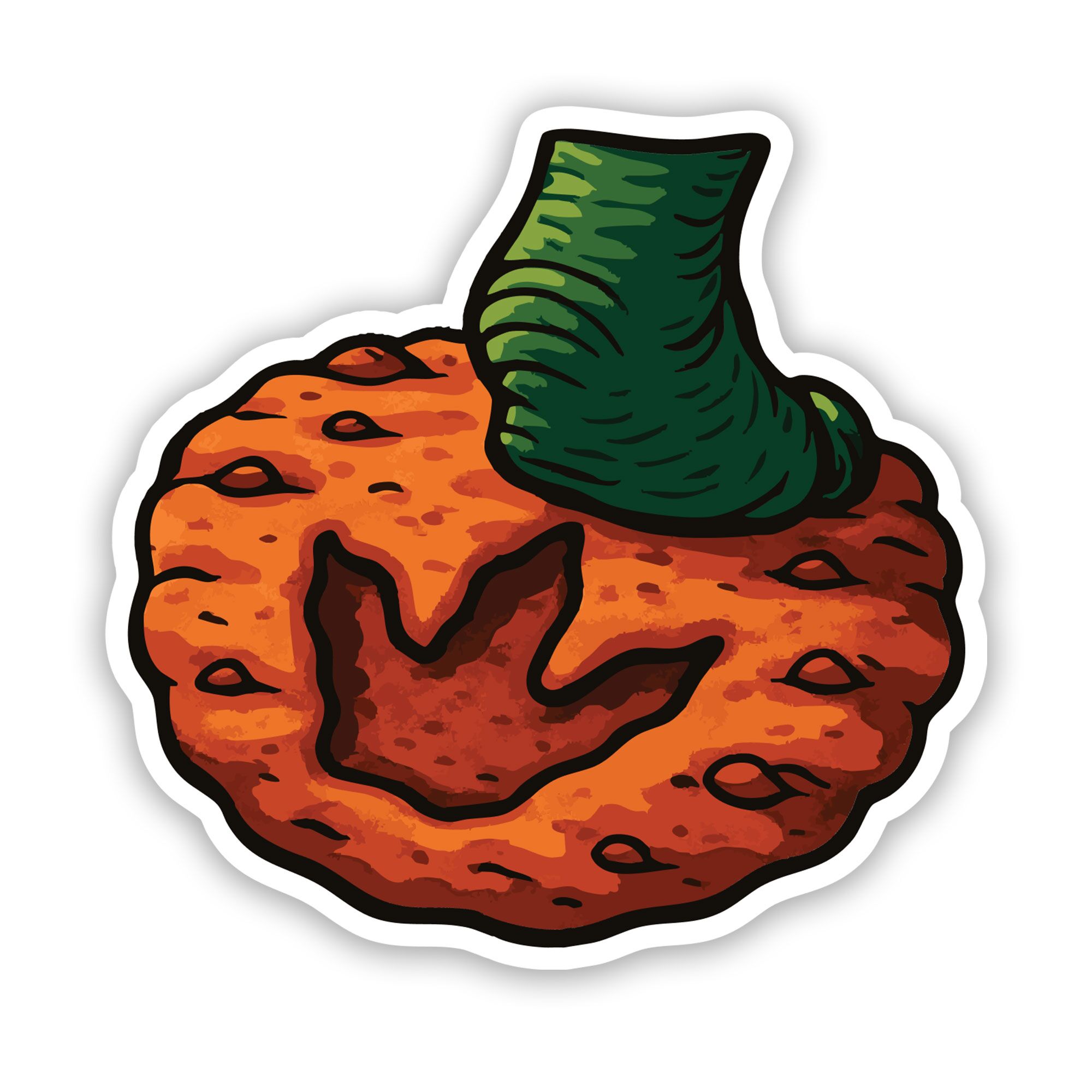 Dinosaur track sticker