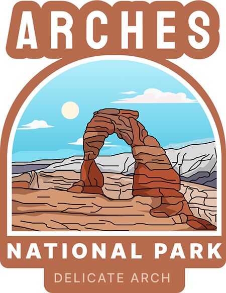 Arches National Park Sticker