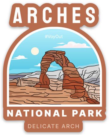 Arches National Park Sticker