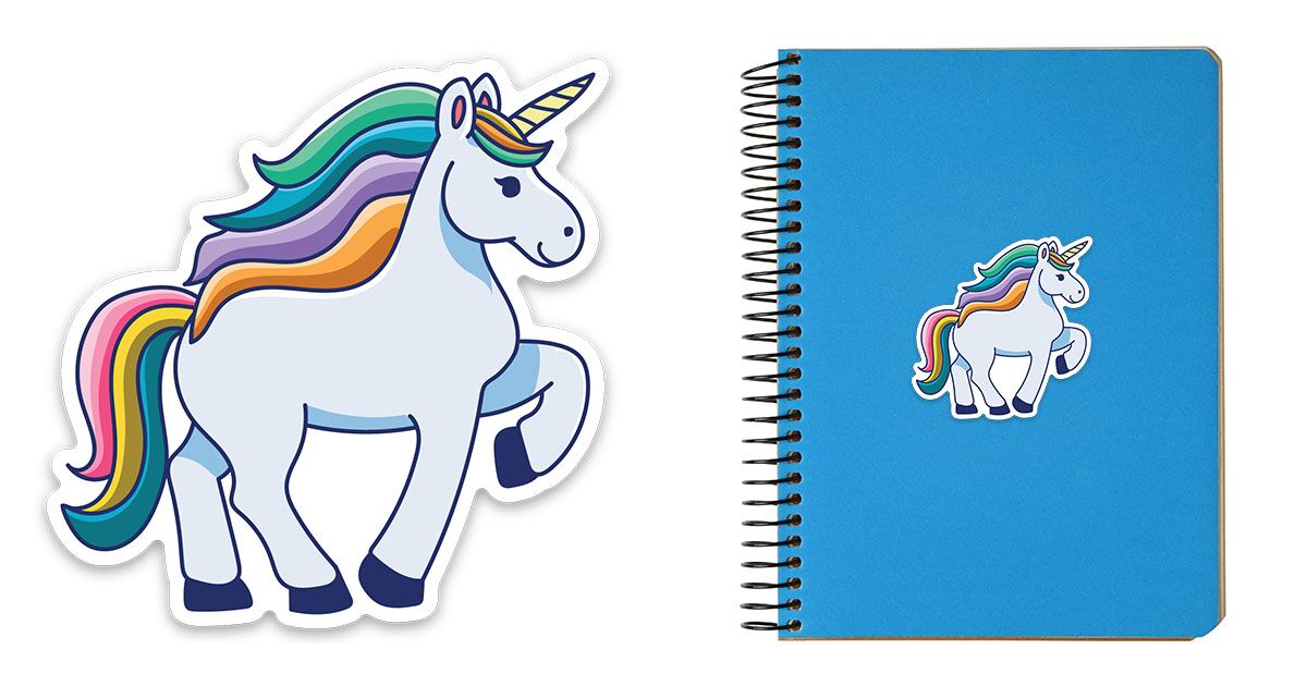 Unicorn sticker preview