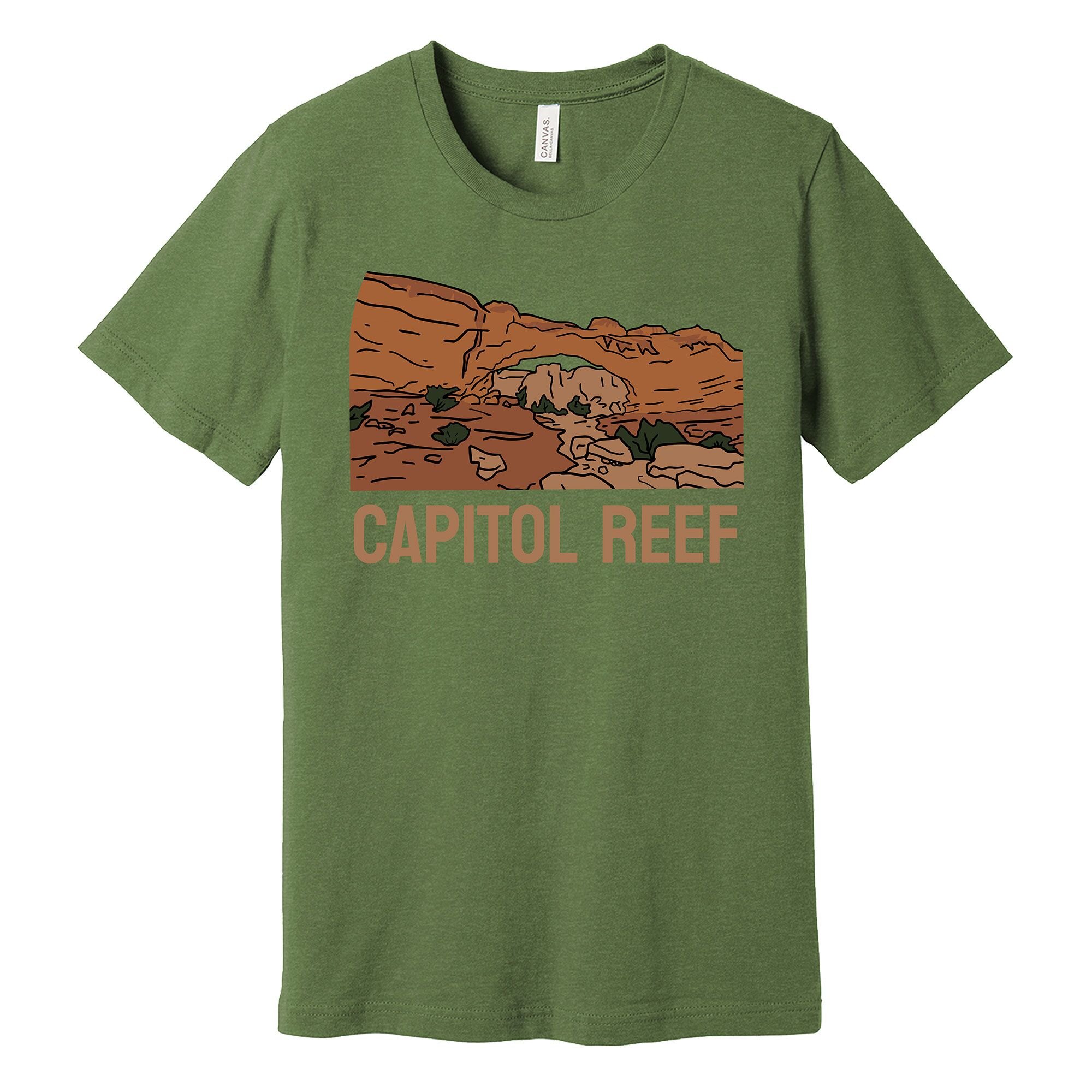Capitol Reef National Park Shirt Hickman's bridge
