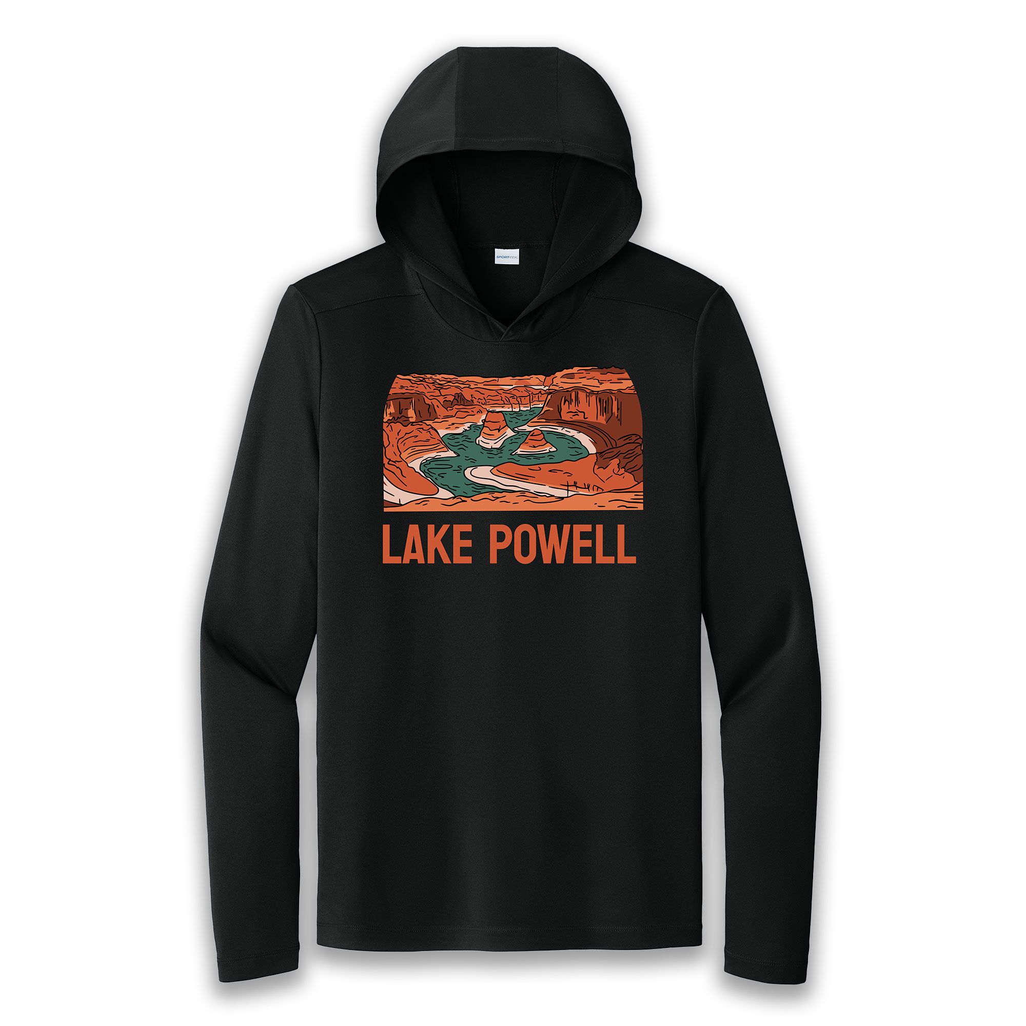 Lake Powell Sun Hoodie Black