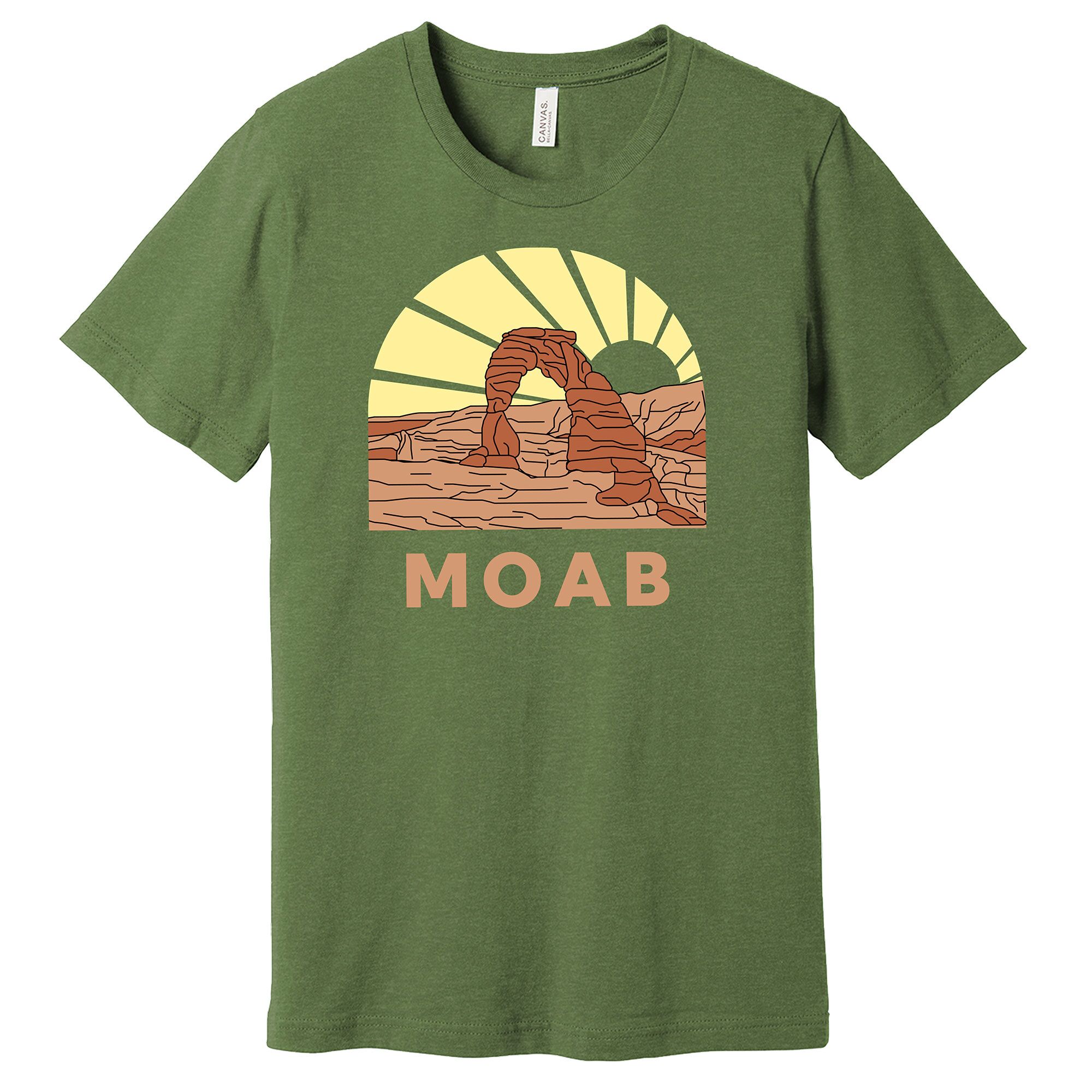 Moab T Shirt Heather Green