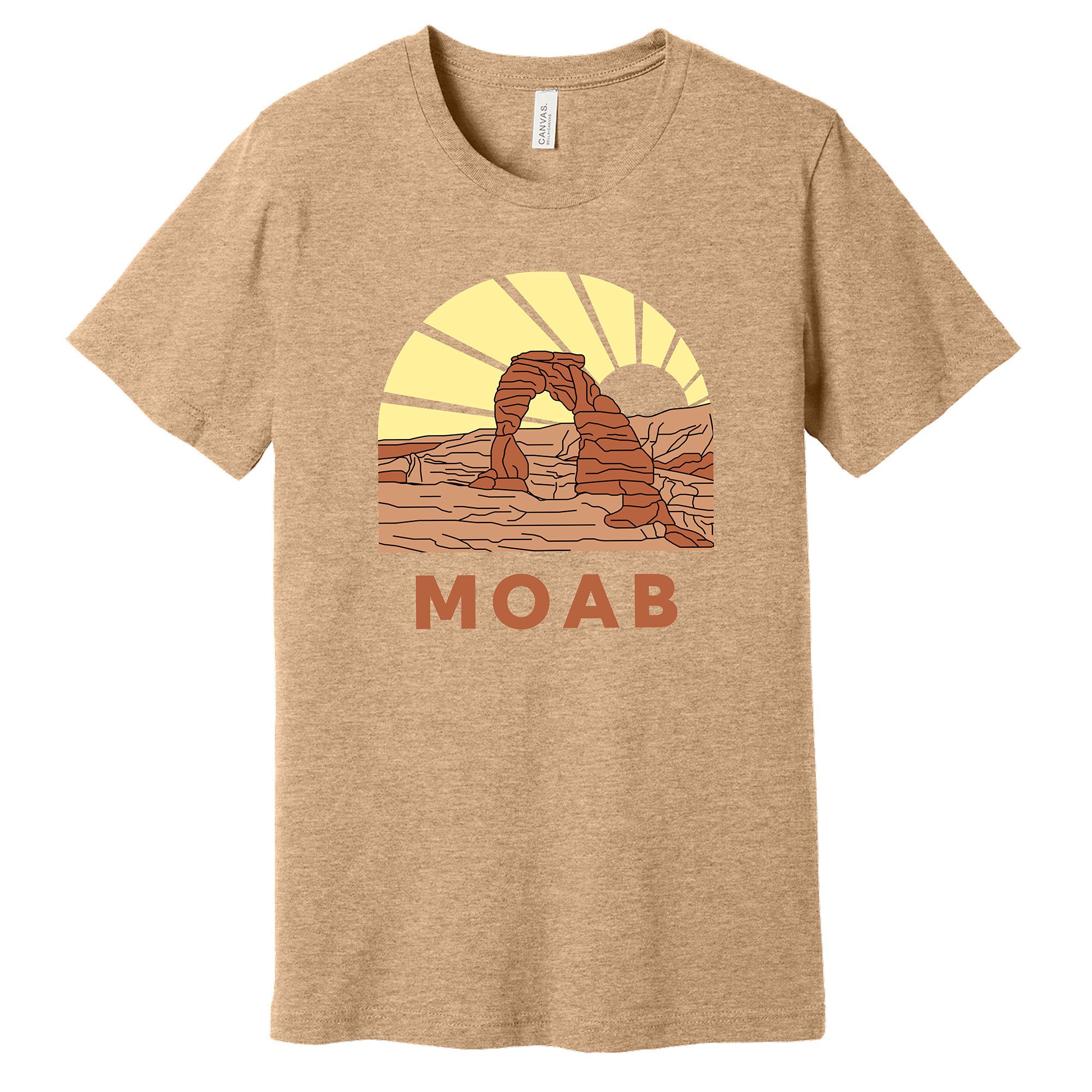 Moab T Shirt Heather Sand