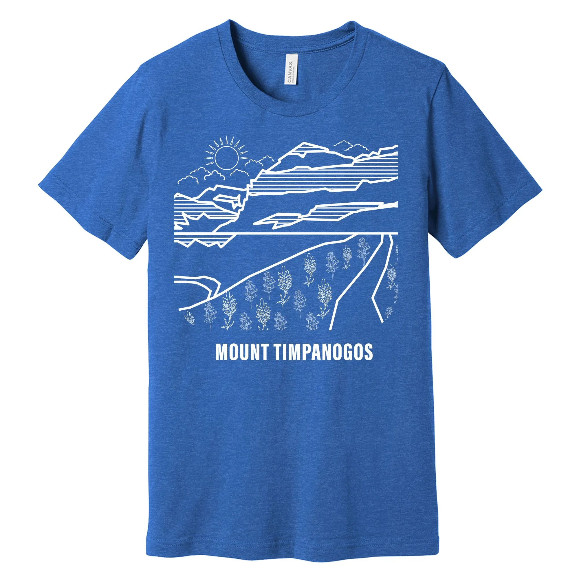 Mount Timpanogos T Shirt True Royal