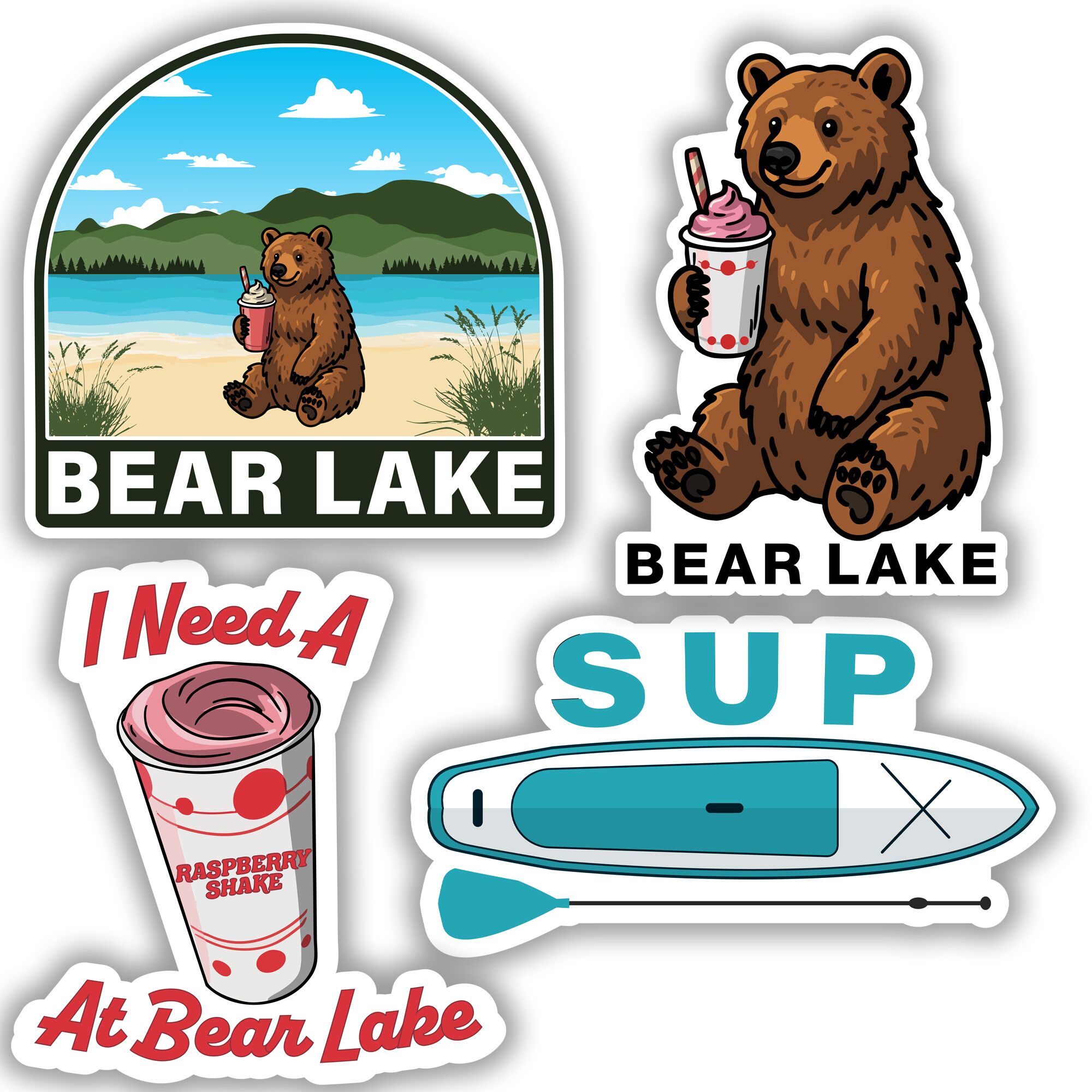 Bear Lake Sticker Bundle