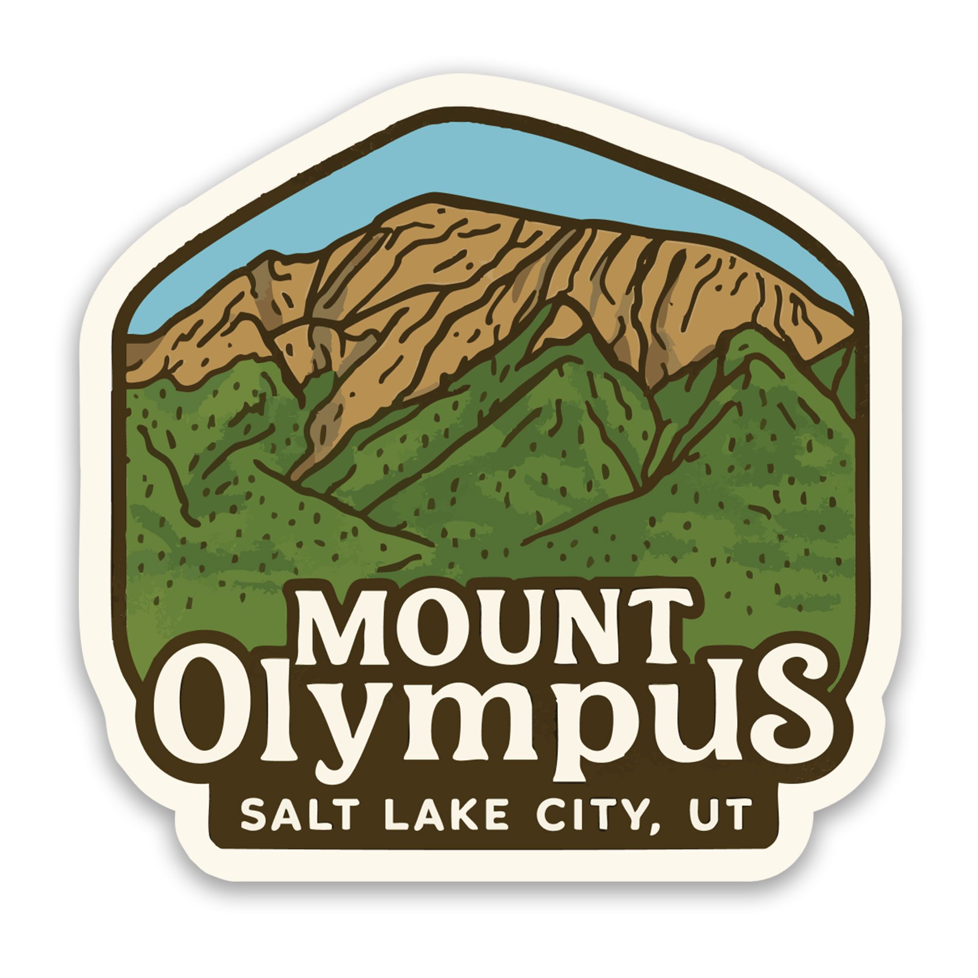 Mount Olympus Sticker