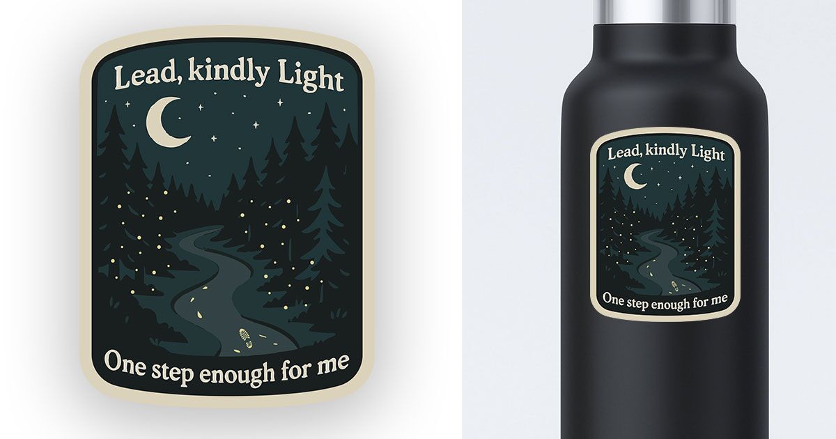 Lead Kindly Light Sticker Preview