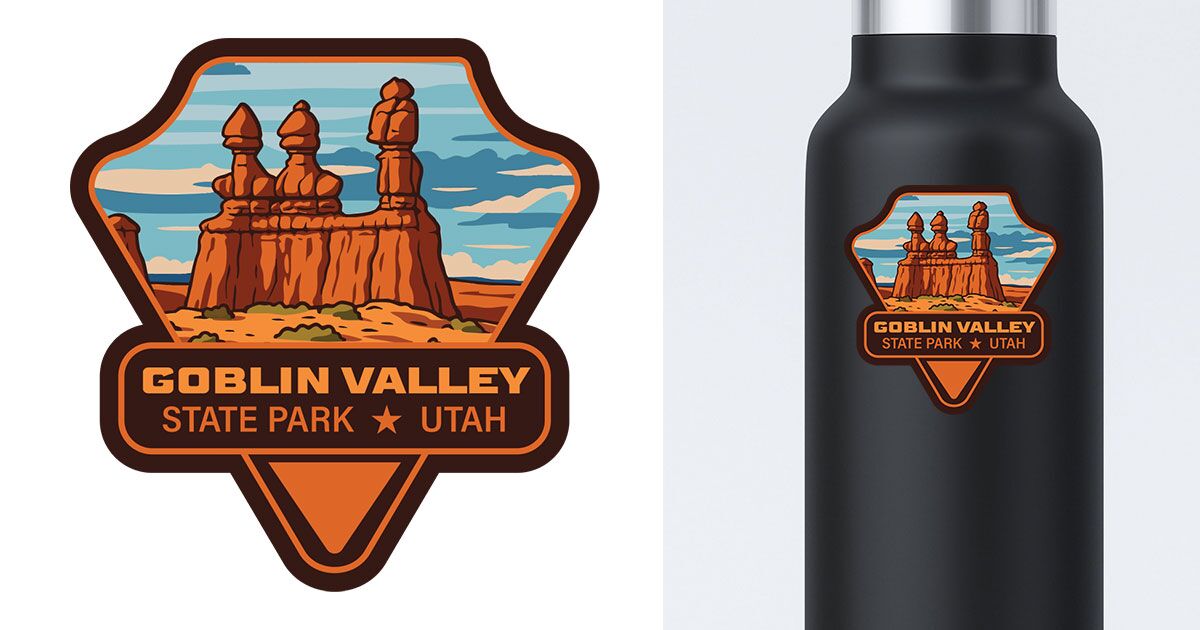 Goblin Valley State Park sticker preview