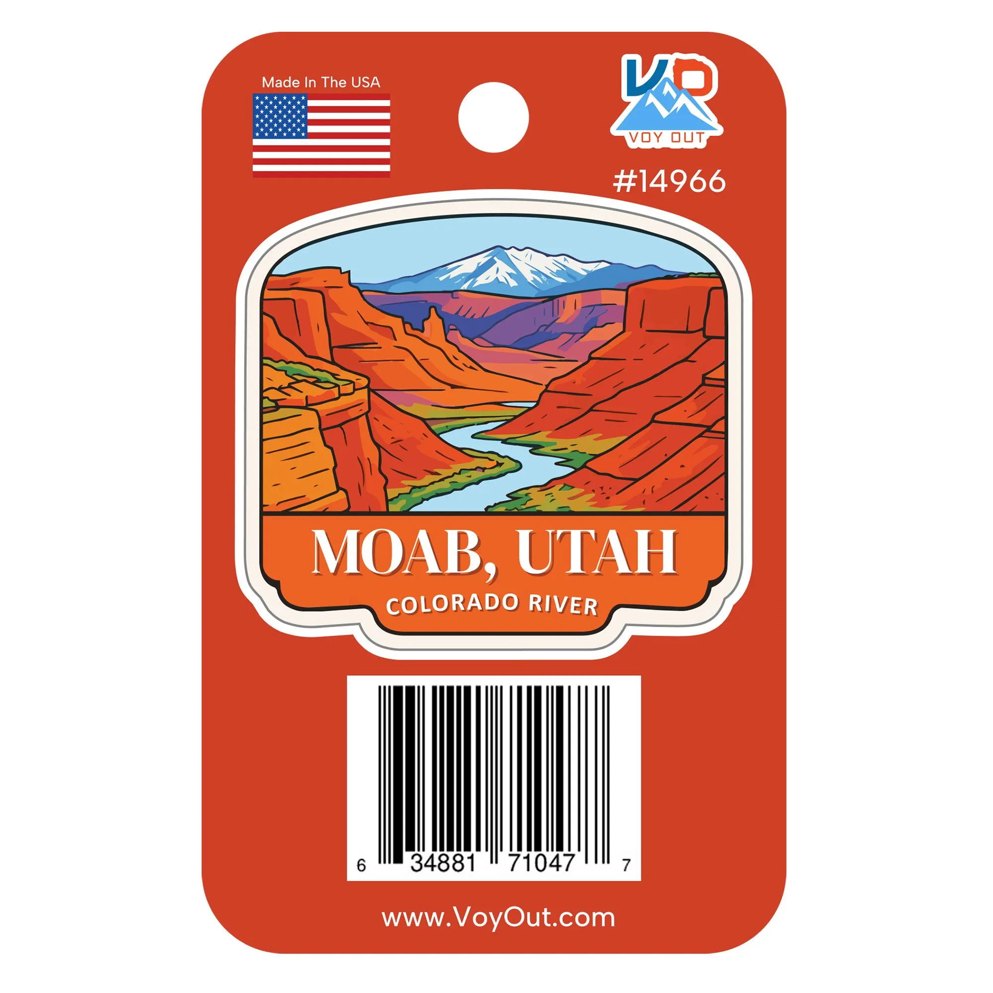 Moab Utah Sticker Colorado River UPC
