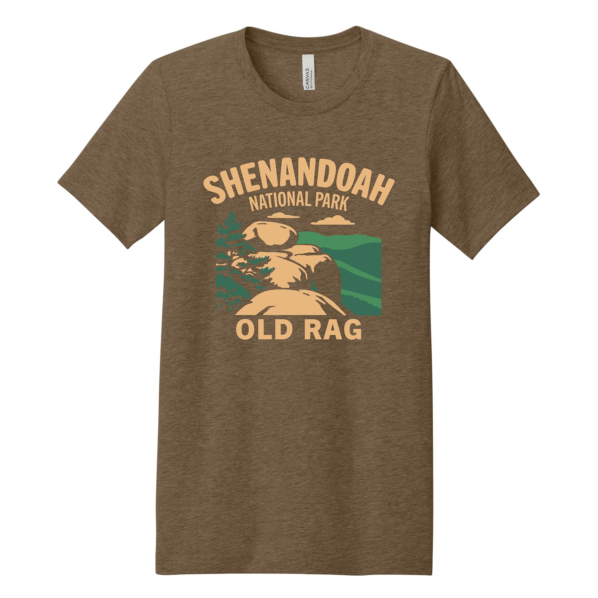 Shenandoah National Park Shirt Heather Brown