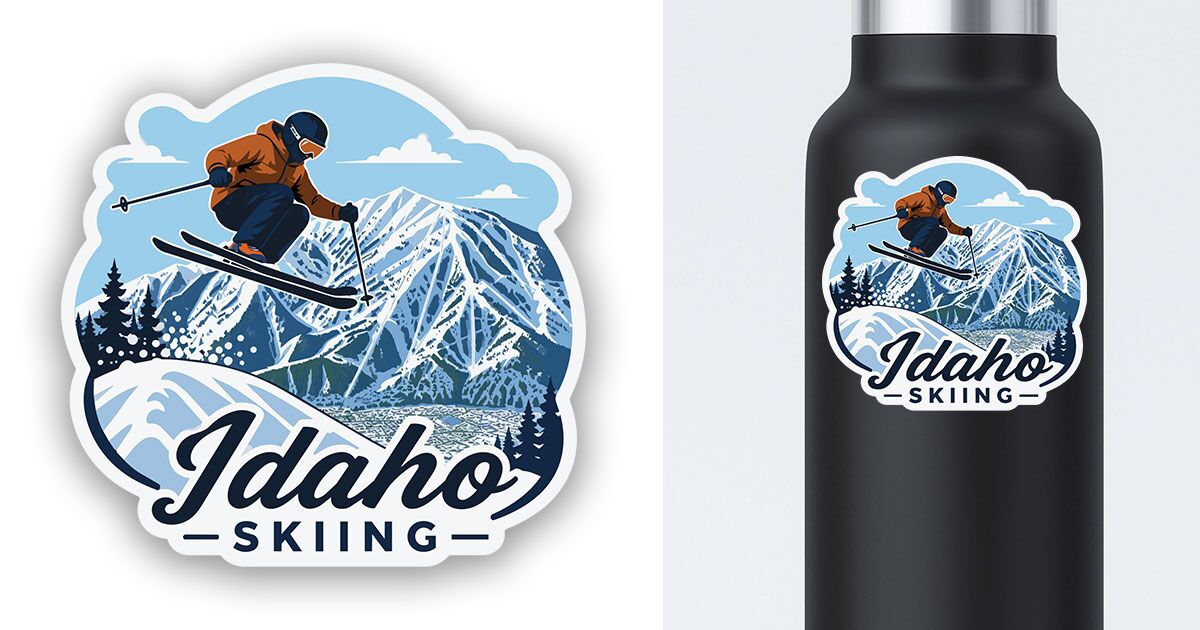 Idaho Ski Sticker Men's Preview