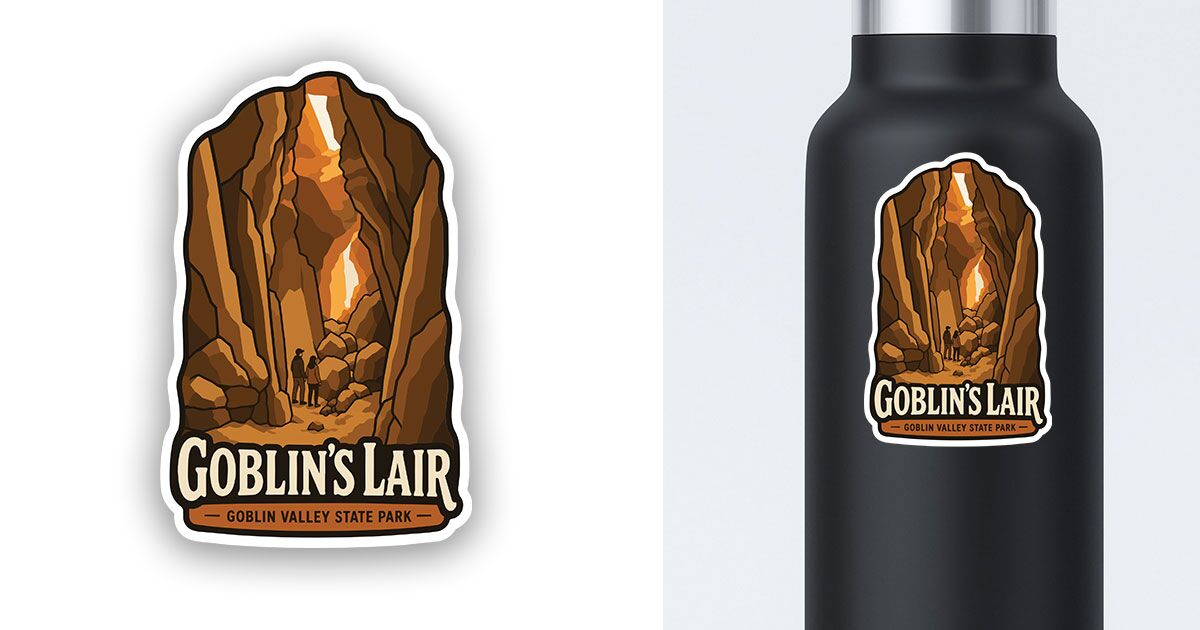 Goblin Valley Sticker Goblin's Lair Preview