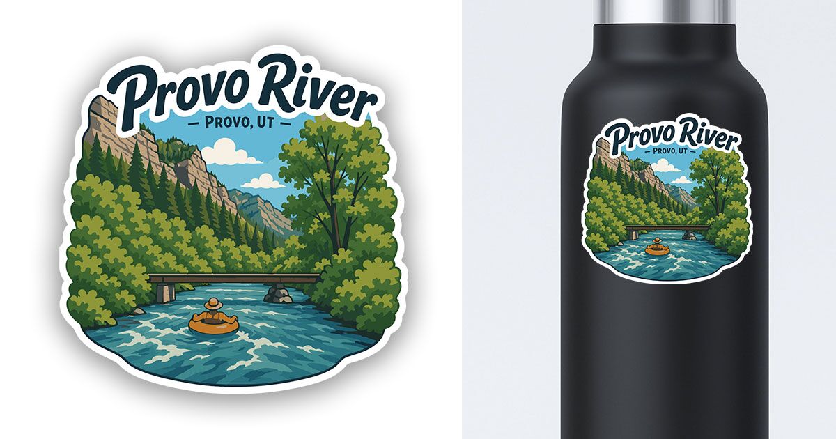 Provo Canyon sticker Preview
