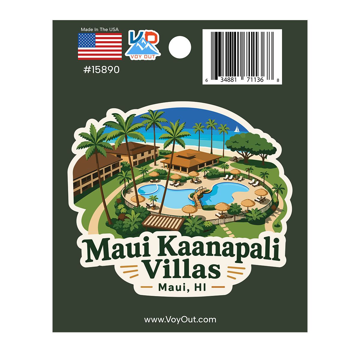Maui Kaanapali Villas sticker