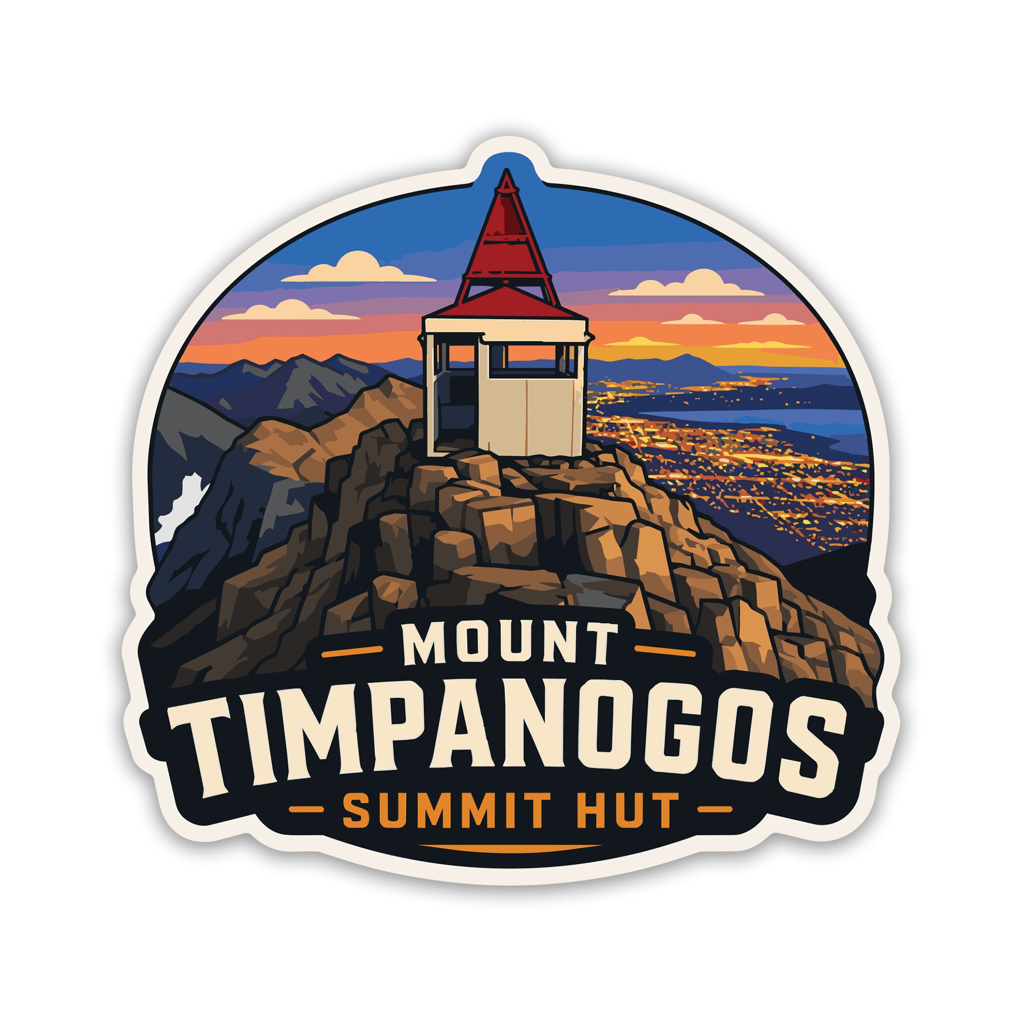 Mount Timpanogos Sticker Summit Hut