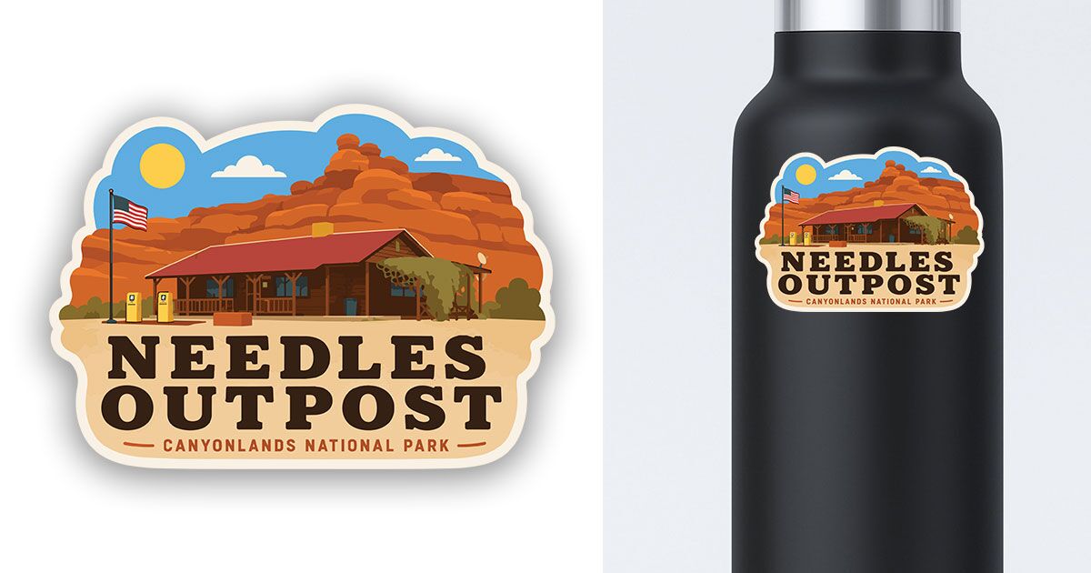 Needles Outpost Sticker Preview