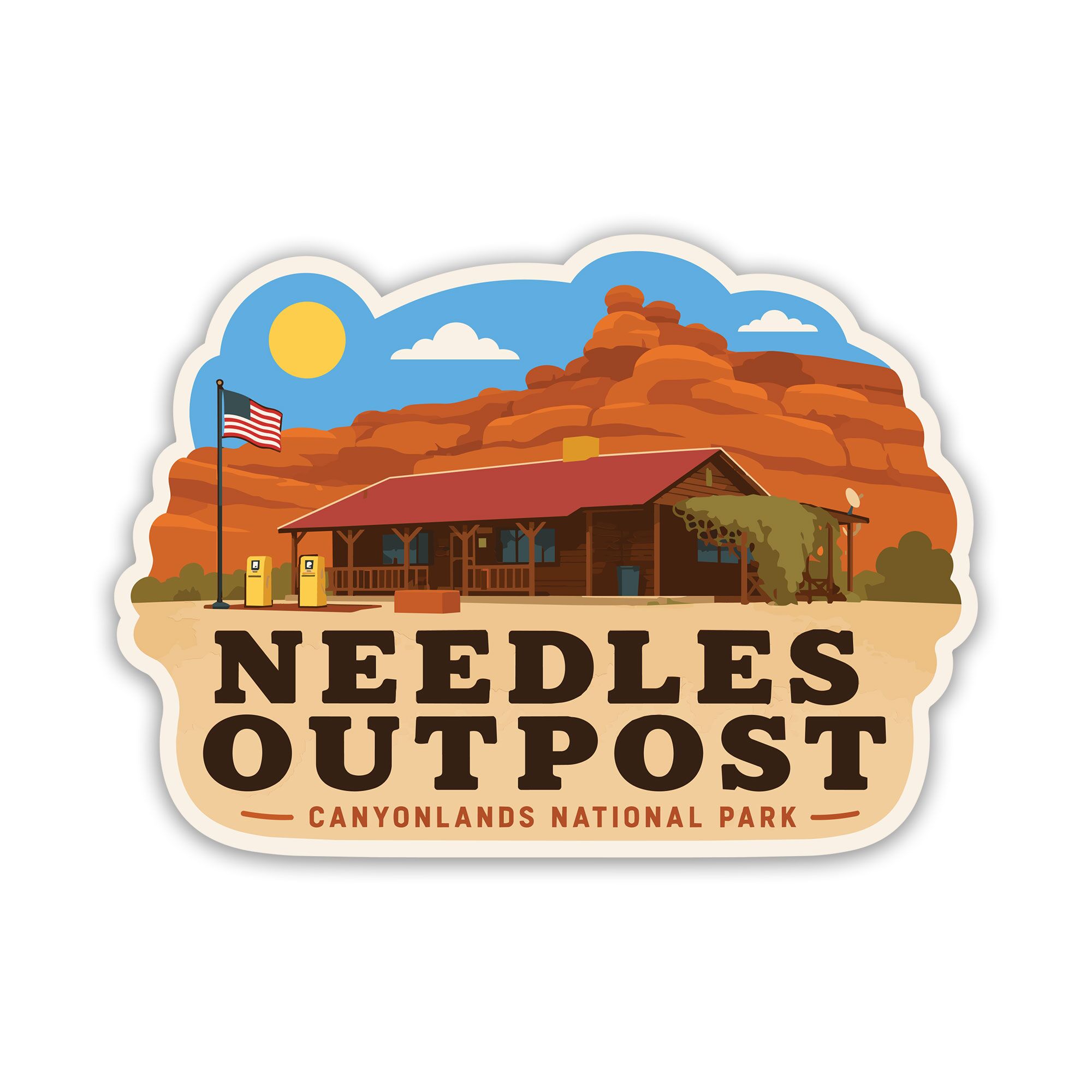 Needles Outpost Sticker