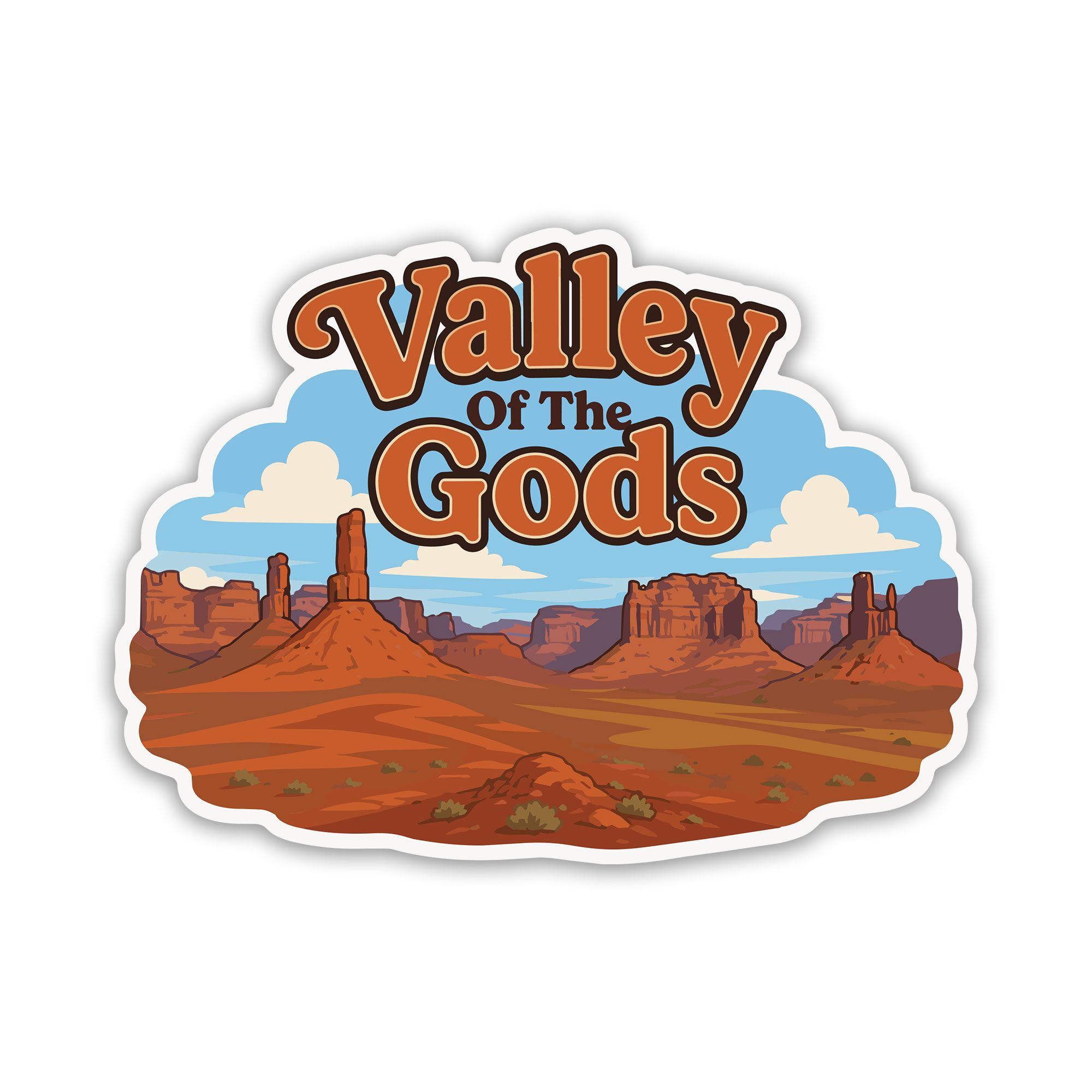 Valley of the Gods Sticker Utah