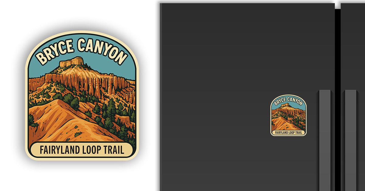 Bryce Canyon National Park Magnet Fairyland Loop Trail Preview