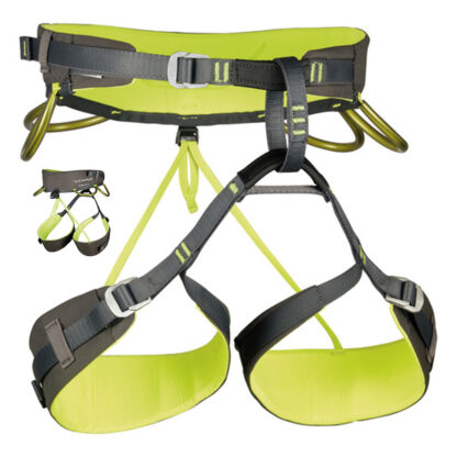 CAMP Energy CR 3 Rock Climbing Harness Gray and Yellow