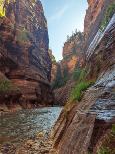 Hiking in The Narrows