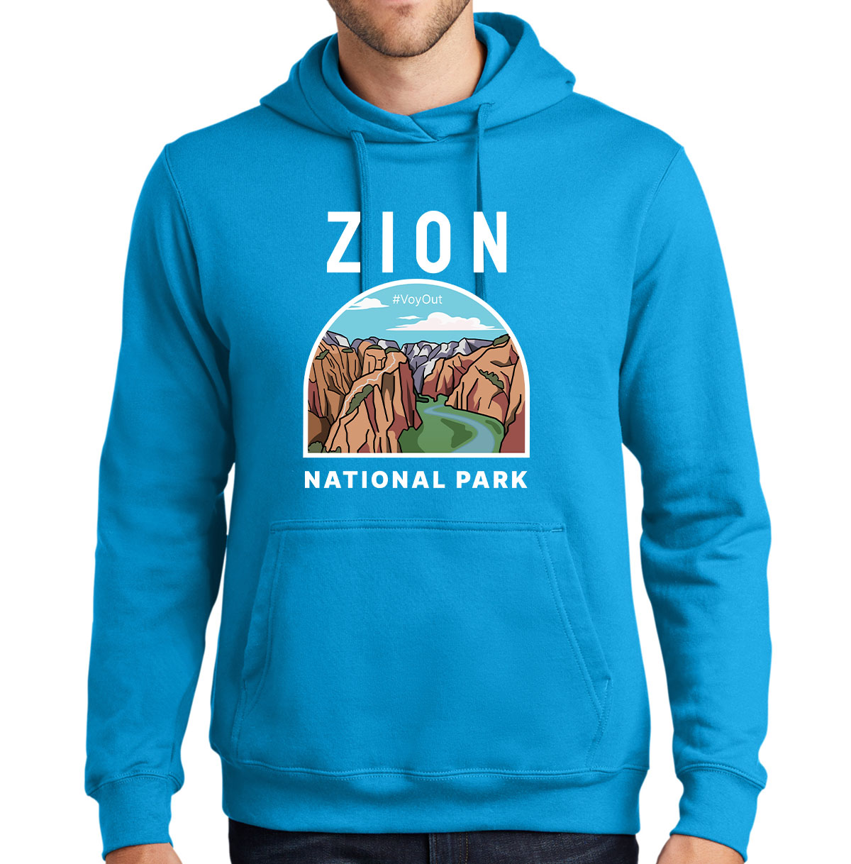 Zion national 2024 park hoodie