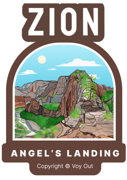 Angel's Landing Sticker Zion