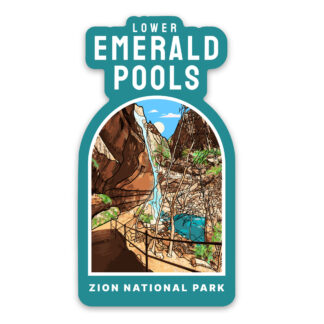 Emerald Pools Sticker