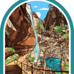 Lower Emerald Pools Sticker