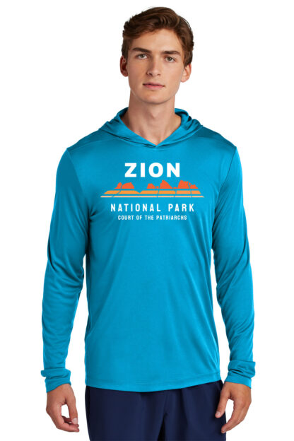 Zion National Park Sun Hoodie Court of the Patriarchs Sapphire