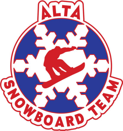 ALTA Snowboard team sticker