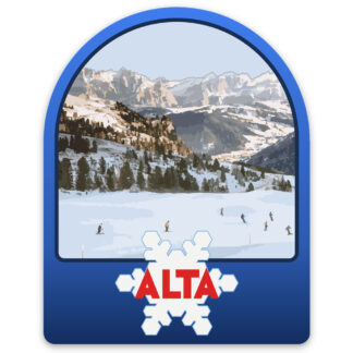 Alta Sticker Ski Resort