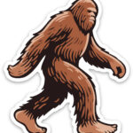 Bigfoot sticker