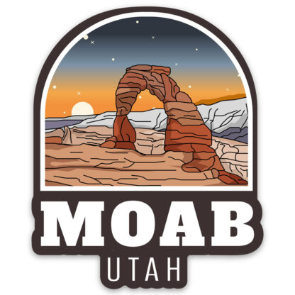 Moab Sticker Sunrise