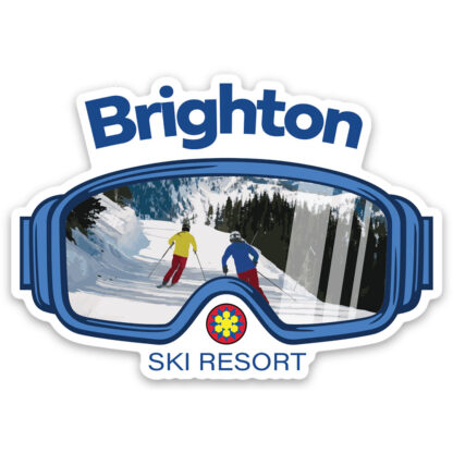 Ski Goggles Sticker Brighton Ski Resort