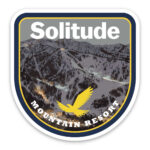 Solitude Mountain Resort Sticker nighttime