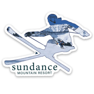 Sundance Mountain Resort Sticker Skier