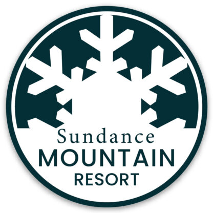 Sundance Mountain Resort Sticker Snowflake