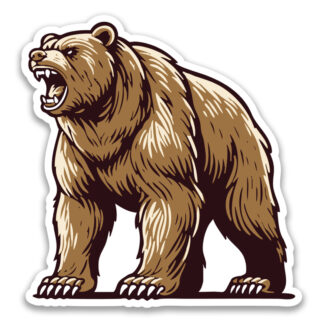 Grizzly Bear Sticker