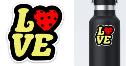 Pickleball sticker love preview