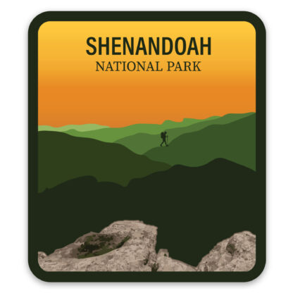 Shenandoah National Park Sticker Simple