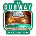 The Subway Zion National Park Sticker