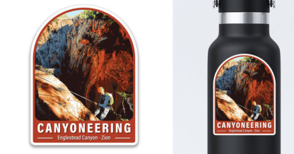 Canyoneering Sticker Englestead Canyon Zion