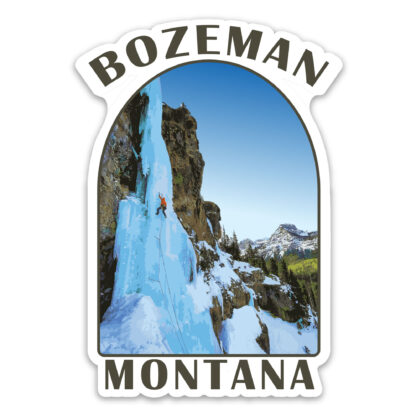 Ice Climbing Sticker Bozeman Montana