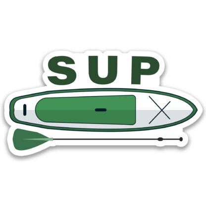 SUP Sticker Green