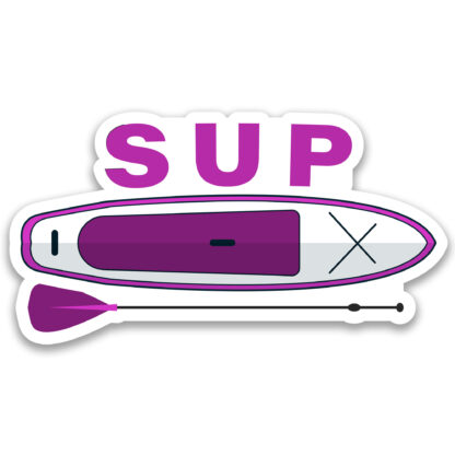 SUP Sticker Pink